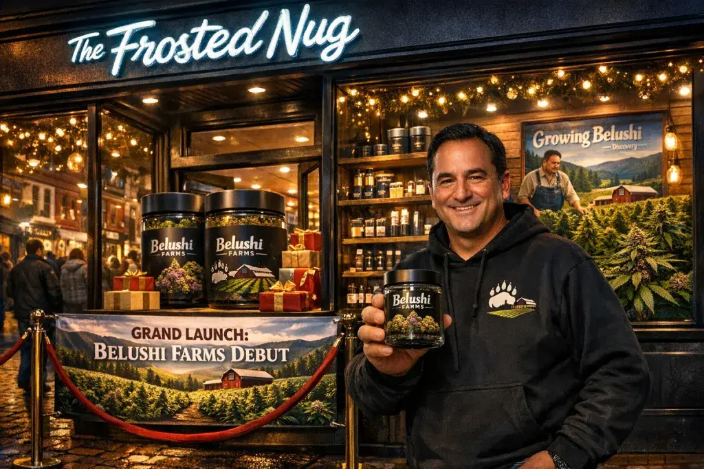 The Frosted Nug Launches Belushi Farms, Red Bank’s Premier Craft Cannabis Debut