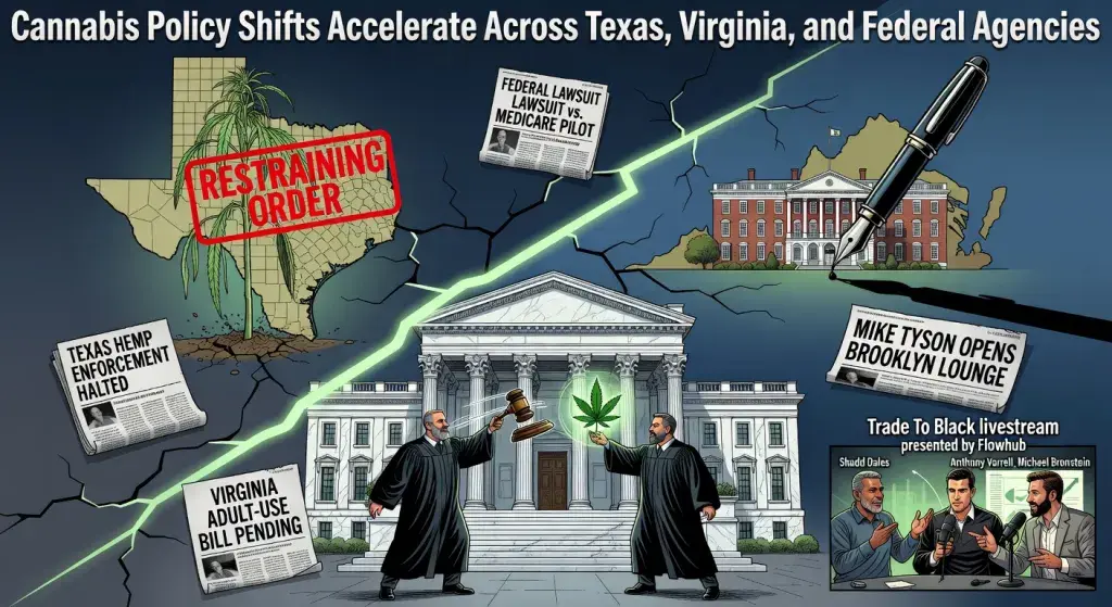 Cannabis Policy Shifts Accelerate Across Texas, Virginia, and Federal Agencies