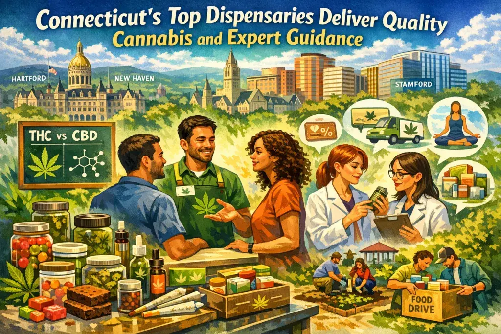 Connecticut's Top Dispensaries Deliver Quality Cannabis and Expert Guidance
