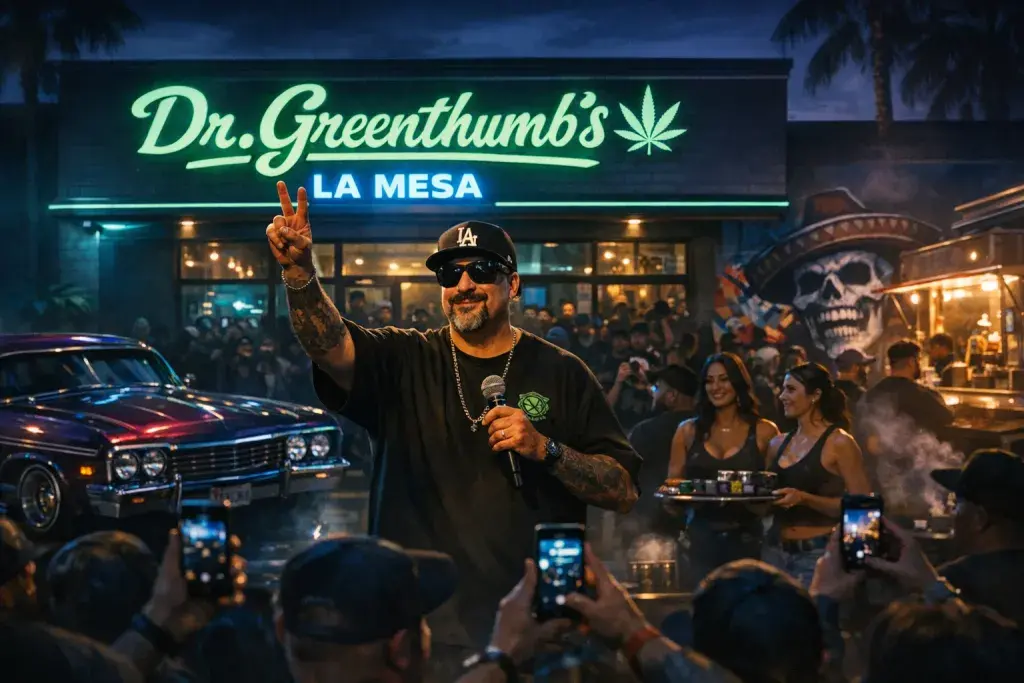 Dr. Greenthumb’s Opens Sixth California Dispensary in La Mesa with B Real Appearance