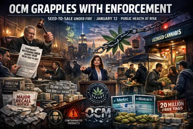 New York's OCM Grapples with Enforcement Challenges from Recalls to Seed-to-Sale Lawsuit