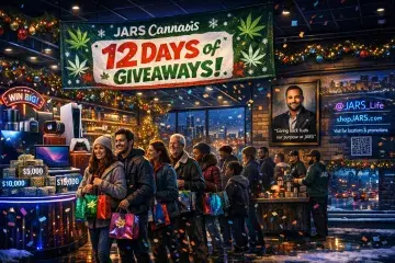 JARS Cannabis Ignites Holiday Spirit with 12 Days of Giveaways in Metro Detroit