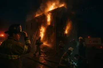 Red Bank Duplex Fire Displaces Two Families; AC Units Draw Investigator Scrutiny